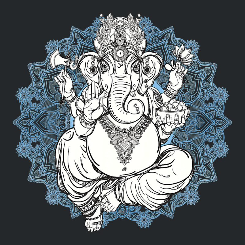 Hindu Elephant God Ganesha Tshirt  Oriental India Henna Tee Crewneck Sweatshirt | Artistshot