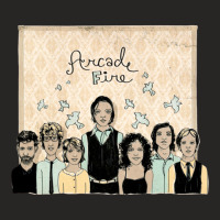 Arcade Fire Illustration Ladies Fitted T-shirt | Artistshot