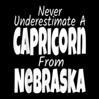 Never Underestimate A Capricorn From Nebraska Funny Zodiac Pocket T-shirt | Artistshot