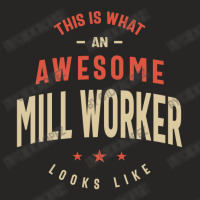 Funny Awesome Mill Worker Job Occupation Ladies Fitted T-shirt | Artistshot