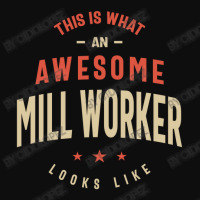 Funny Awesome Mill Worker Job Occupation Crop Top | Artistshot