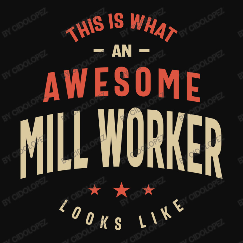 Funny Awesome Mill Worker Job Occupation Crop Top by cidolopez | Artistshot