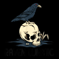 Raven Lunatic Fun Bird Skull Goth Gothic Halloween Costume Zipper Hoodie | Artistshot