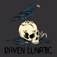 Raven Lunatic Fun Bird Skull Goth Gothic Halloween Costume Vintage Short | Artistshot