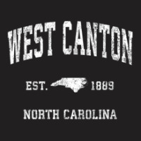 West Canton North Carolina Nc Vintage Athletic Sports Design T-shirt | Artistshot