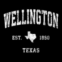 Wellington Texas Tx Vintage Athletic Sports Design Pocket T-shirt | Artistshot