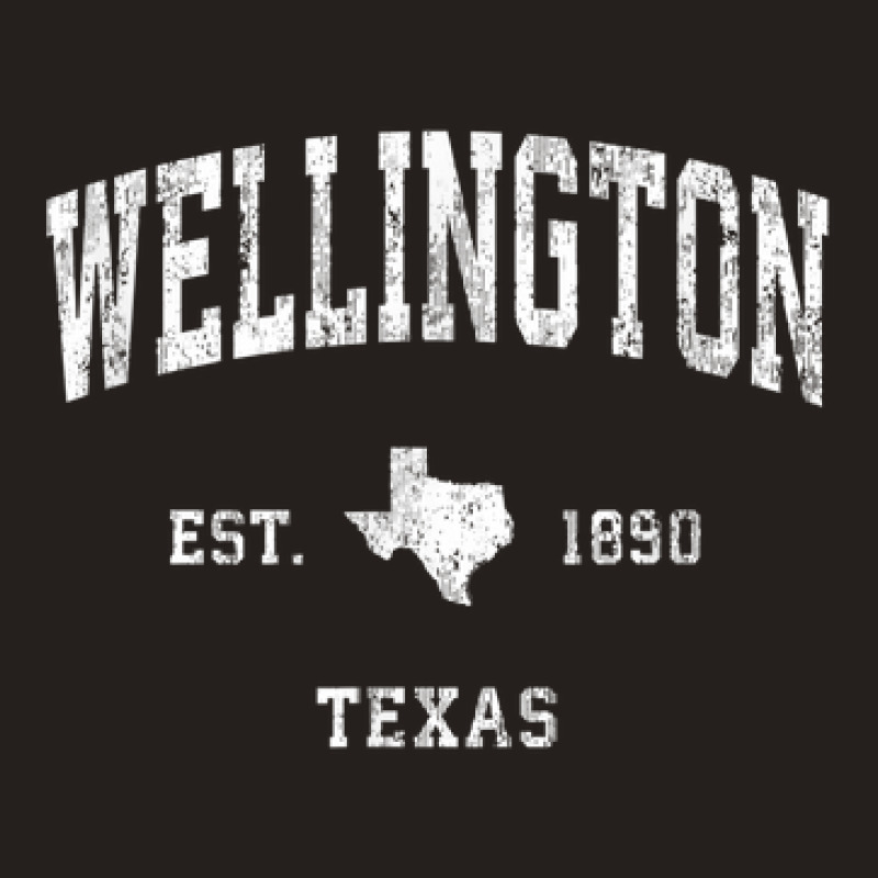 Wellington Texas Tx Vintage Athletic Sports Design Tank Top | Artistshot