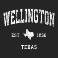 Wellington Texas Tx Vintage Athletic Sports Design Unisex Hoodie | Artistshot