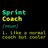 Sprint Coach Definition Funny Running Humor Track And Field Adjustable Cap | Artistshot