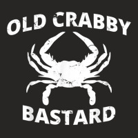 Old Crabby Bastard  Crab Fishing  Funny Crabbing T Shirt Ladies Fitted T-shirt | Artistshot