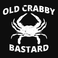 Old Crabby Bastard  Crab Fishing  Funny Crabbing T Shirt Crop Top | Artistshot