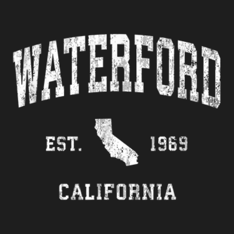 Waterford California Ca Vintage Athletic Sports Design Classic T-shirt | Artistshot