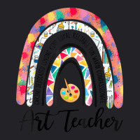 Art Teacher Boho Rainbow Caring Dedicated Loving Vintage Youth Tee | Artistshot