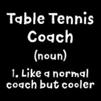 Table Tennis Coach Definition Funny Ping Pong Humor Adjustable Cap | Artistshot