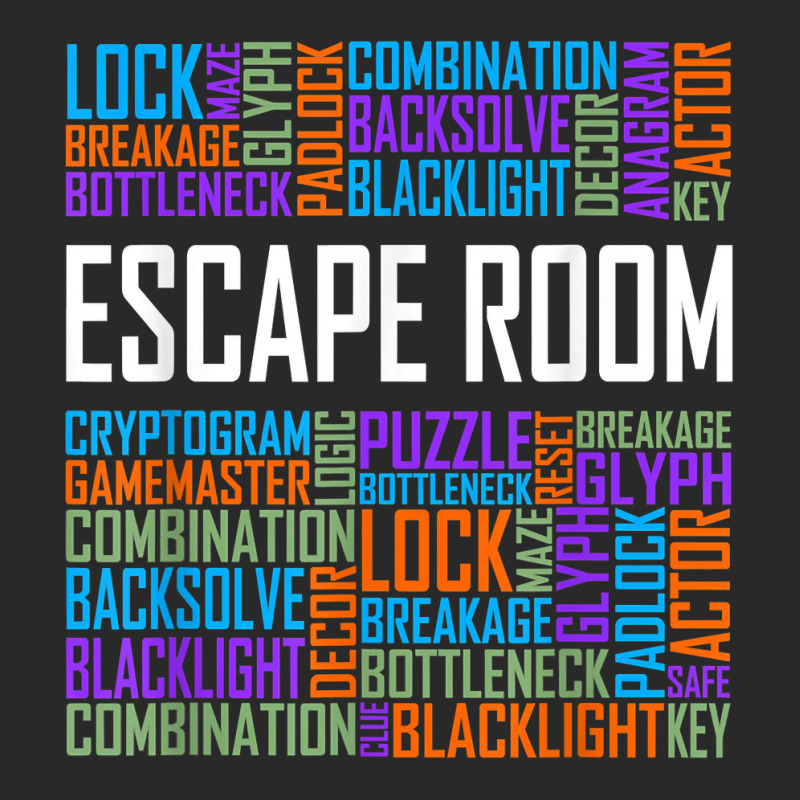 Escape Room Words Gift Locked Room Enthusiast Gifts T Shirt Toddler T-shirt by cm-arts | Artistshot