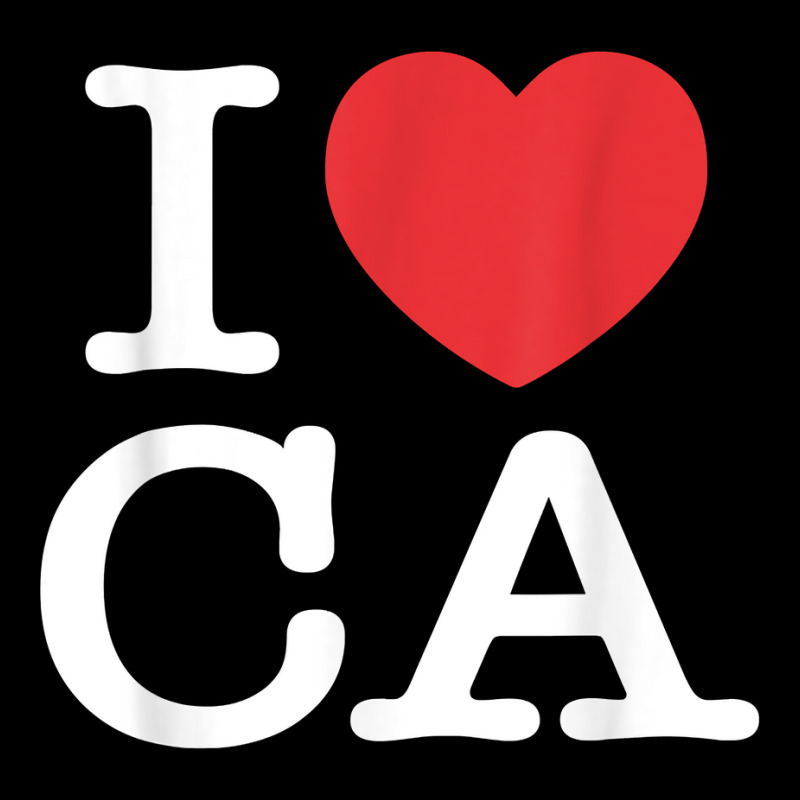 I Heart Ca Love California T Shirt Men's 3/4 Sleeve Pajama Set by cm-arts | Artistshot