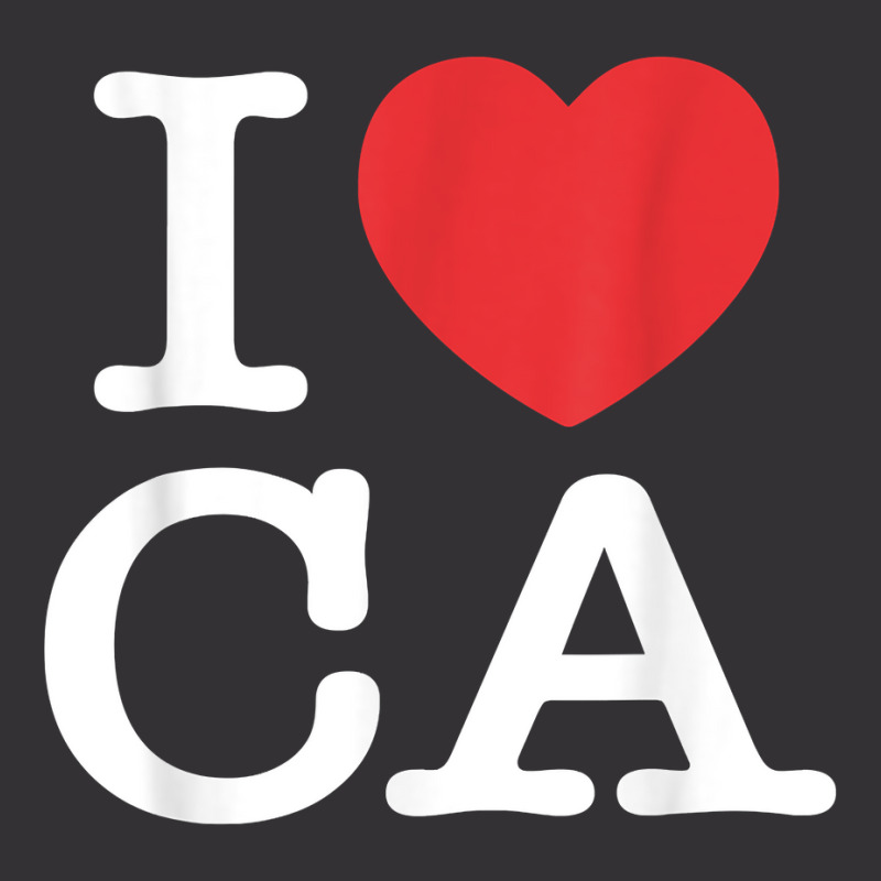 I Heart Ca Love California T Shirt Vintage Hoodie And Short Set by cm-arts | Artistshot