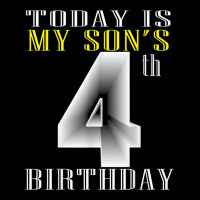 Today Is My Son's 4th Birthday Party 4 Years Old Party Gift Pocket T-shirt | Artistshot