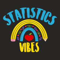 Statistics Math Vibes Cool Math Teacher Students Ladies Fitted T-shirt | Artistshot