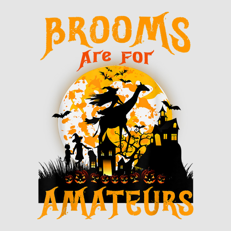 Funny Brooms Are For Amateurs Witch Riding Giraffe Halloween T Shirt Exclusive T-shirt by cm-arts | Artistshot