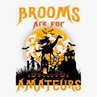 Funny Brooms Are For Amateurs Witch Riding Giraffe Halloween T Shirt Classic T-shirt | Artistshot