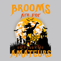 Funny Brooms Are For Amateurs Witch Riding Giraffe Halloween T Shirt Baby Bodysuit | Artistshot