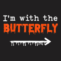 I'm With Butterfly Halloween Costume Party Matching Couples T-shirt | Artistshot