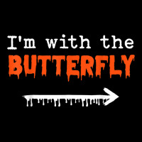 I'm With Butterfly Halloween Costume Party Matching Couples Long Sleeve Shirts | Artistshot