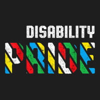 Disability Pride Flag July Supporter Disabled Pride Retro Classic T-shirt | Artistshot