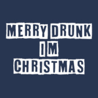 Eroded Text Idea Funny Merry Drunk I'm Christmas Men Denim Jacket | Artistshot