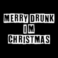 Eroded Text Idea Funny Merry Drunk I'm Christmas Lightweight Hoodie | Artistshot