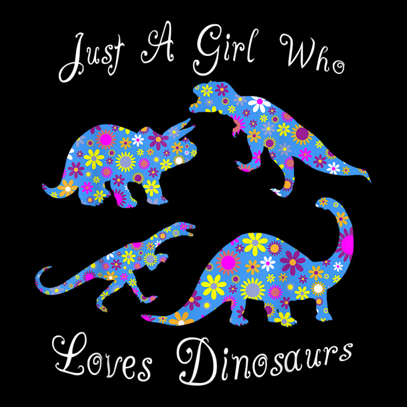 Cute Dinosaur Gifts Women  Just A Girl Who Loves Dinosaurs T Shirt Long Sleeve Shirts | Artistshot