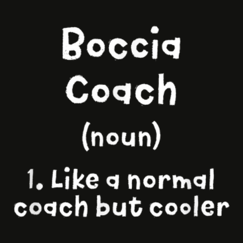 Boccia Coach Definition Funny Disability Sports Humor Scorecard Crop Tee by Lavish | Artistshot