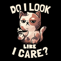 Do I Look Like I Care - Lazy Cute Coffee Cat Gift Zipper Hoodie | Artistshot