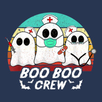 Boo Boo Crew Funny Nurse Halloween Ghost Costume Rn Vintage Men Denim Jacket | Artistshot