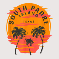 South Padre Island Texas Palm Trees Sunset Skull Beach T Shirt Pocket T-shirt | Artistshot