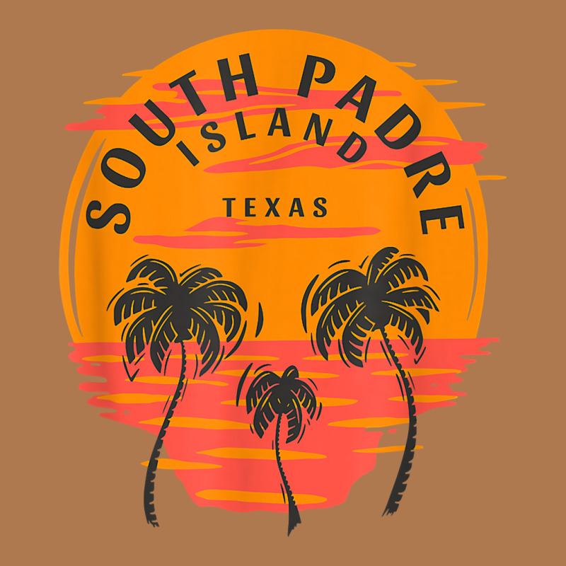 South Padre Island Texas Palm Trees Sunset Skull Beach T Shirt Vintage Short by cm-arts | Artistshot