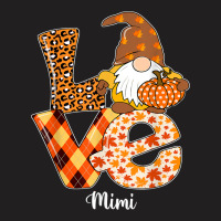 Love Gnome Pumpkin Mimi Thanksgiving Group Matching T-shirt | Artistshot