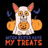 Funny Corgi Dog Lover Witch Better Have My Treats Halloween Zipper Hoodie | Artistshot