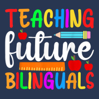 Teaching Future Bilinguals, Bilingual Spanish Teacher T Shirt Ladies Denim Jacket | Artistshot