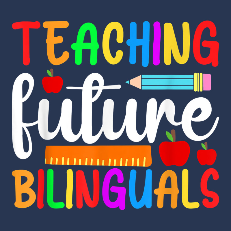 Teaching Future Bilinguals, Bilingual Spanish Teacher T Shirt Ladies Denim Jacket by cm-arts | Artistshot