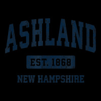 Ashland New Hampshire Nh Vintage Athletic Sports Design Zipper Hoodie | Artistshot