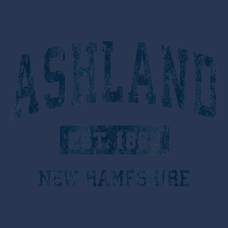 Ashland New Hampshire Nh Vintage Athletic Sports Design Men Denim Jacket by Posh | Artistshot