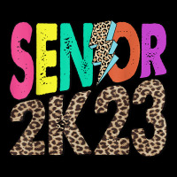 Senior 2k23 Leopard Lightning Bolt Class Of 2023 Graduation Cropped Sweater | Artistshot