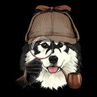 Detective Alaskan Malamute Spy Investigator Husky Dog Lover Adjustable Cap | Artistshot