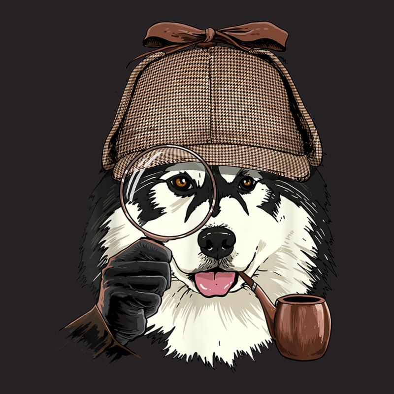 Detective Alaskan Malamute Spy Investigator Husky Dog Lover Vintage Cap by Madam | Artistshot