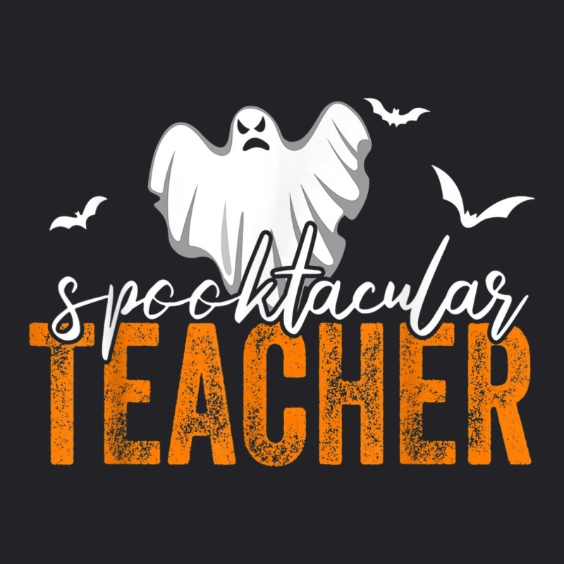 Spooktacular Teacher Spooky Ghost Teacher Halloween Women Youth Tee by Complete | Artistshot