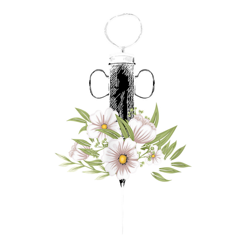 Phlebotomist Life Injection Phlebotomy Flowers Syringe Sticker | Artistshot