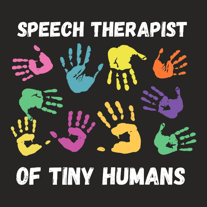 Slp Speech Language Pathology Therapist Ladies Fitted T-Shirt by trokeryth | Artistshot