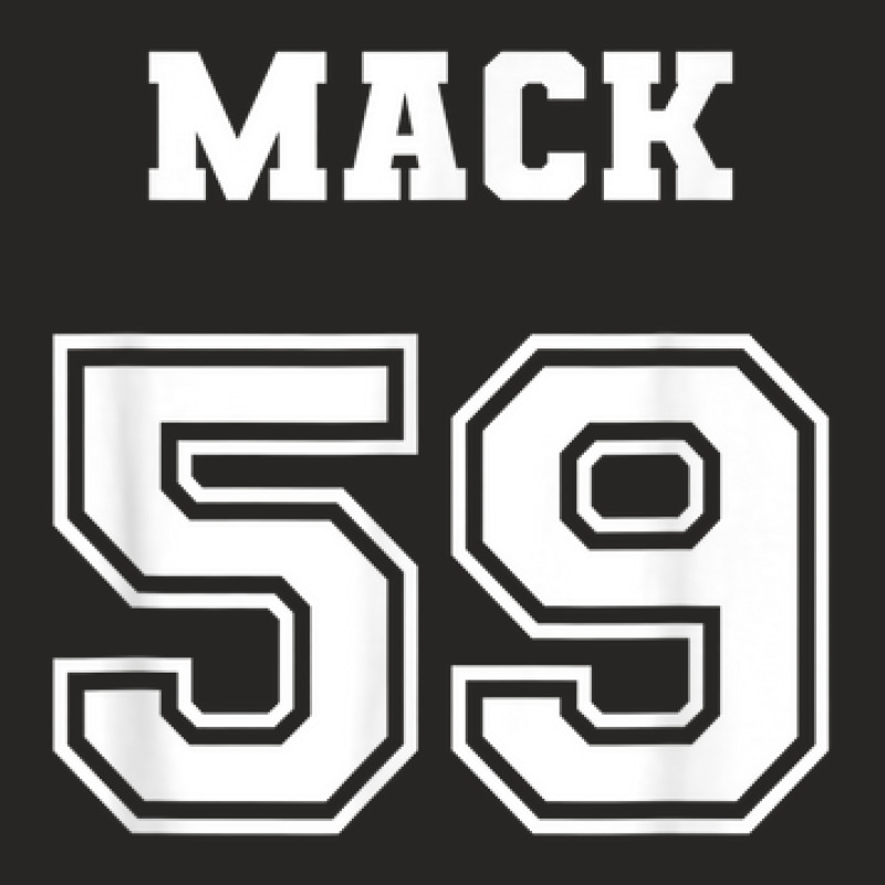 Jersey Style Mack Name Nickname 1959 59 Birthday Ladies Fitted T-Shirt by Amenity | Artistshot